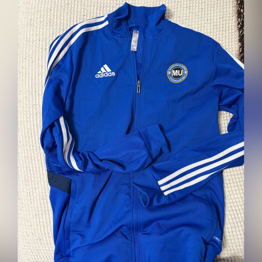 Adidas Royal Blue Zip-Up Jacket